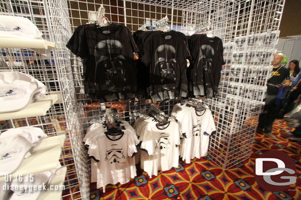 They also had generic Star Wars merchandise in the store.