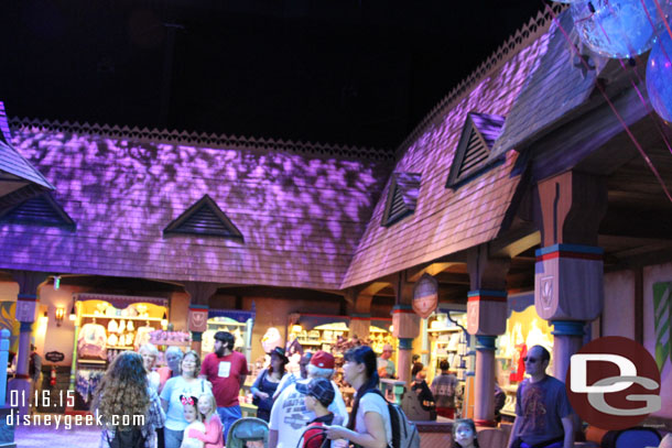 The gift shop area