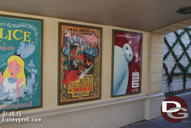 Big Hero 6 poster is still up.