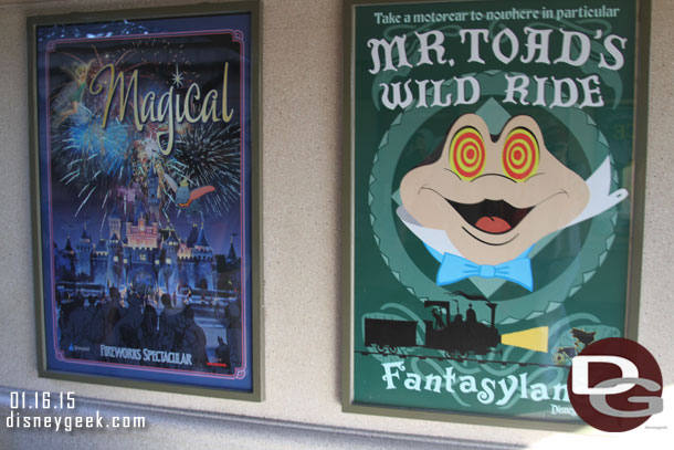 Interesting the Believe in Holiday Magic poster is gone and Magic is up.  No Fantasy in the Sky...