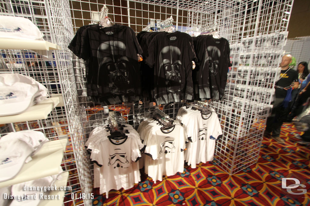 They also had generic Star Wars merchandise in the store.