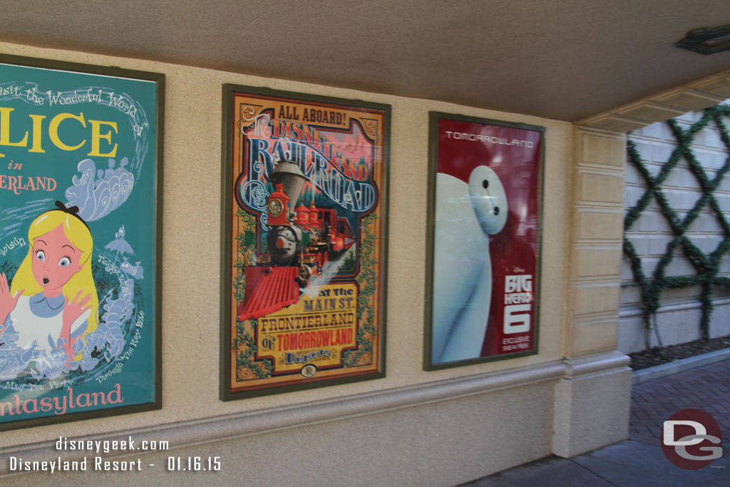 Big Hero 6 poster is still up.