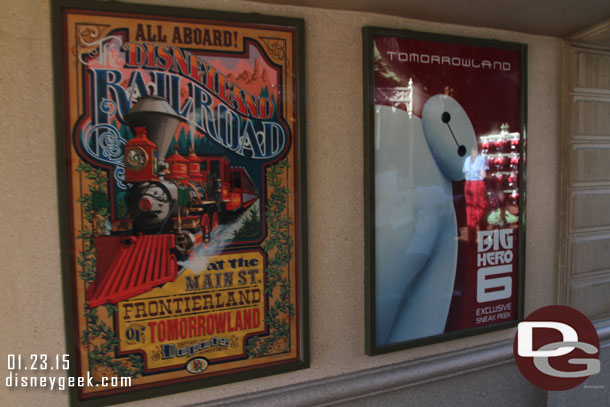 Big Hero 6 poster is still up.