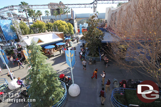 Next up a trip aboard the Monorail.  Here I am passing over Hollywood Land at DCA.