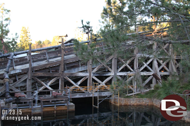 Grizzly River Run is closed for annual refurbishment