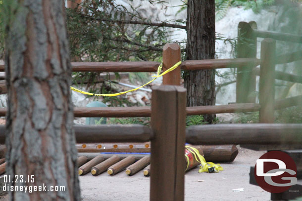 Railings being replaced in Redwood Creek