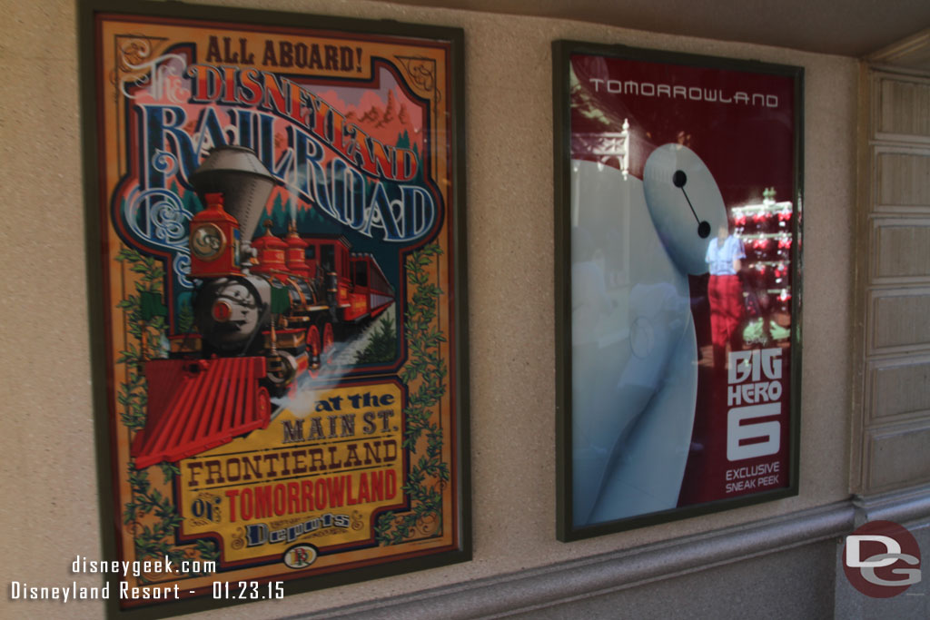 Big Hero 6 poster is still up.