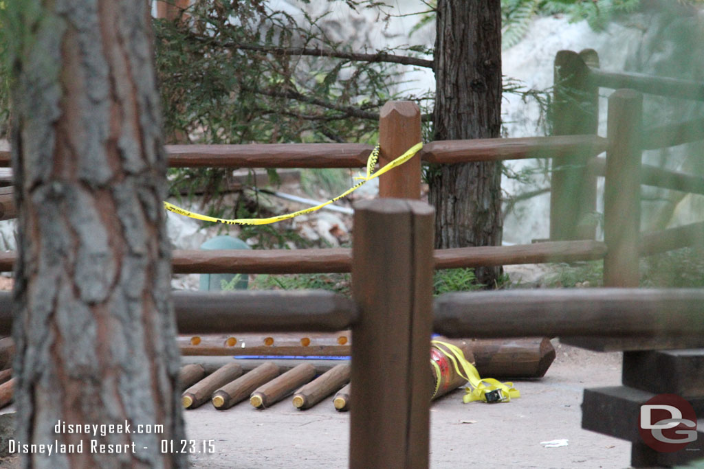 Railings being replaced in Redwood Creek