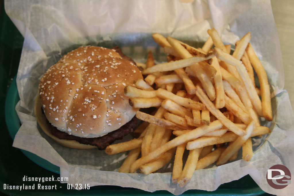 Decided to try a burger at the Paradise Grill.  The good news was a lot of french fries. The bad news both the fries and burger were luke warm nor fresh really.