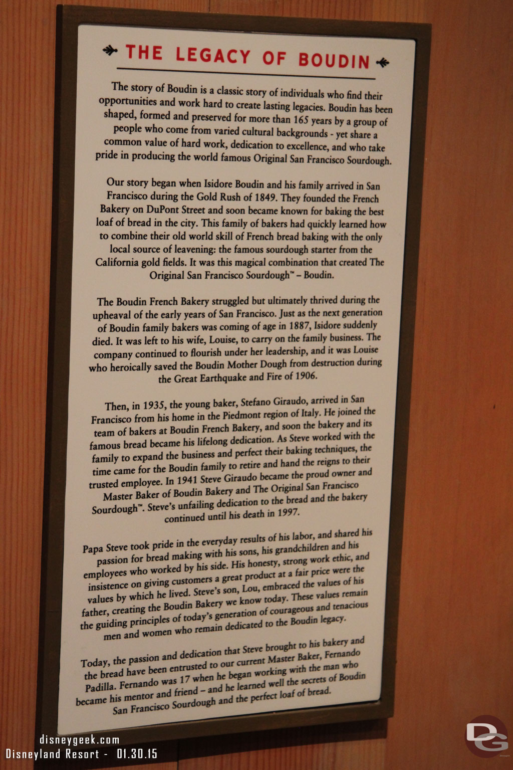 The tour is more self guided now with displays/information to read along the way vs video screens.