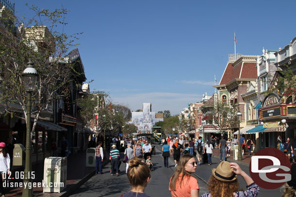 Main Street USA this afternoon