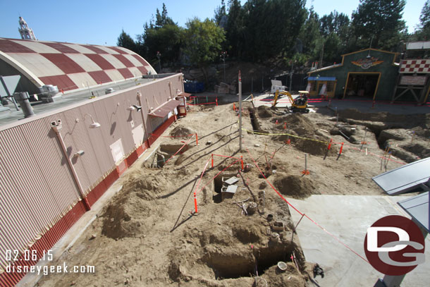 A check on the Condor Flats work from the Monorail