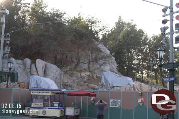 Next stop DCA.  Not a lot of visible progress on the entrance to Condor Flats/Grizzly Airfield.