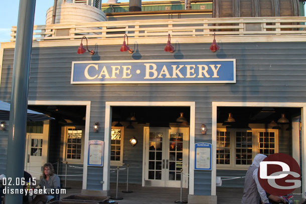 The new entrance to the Bakery.