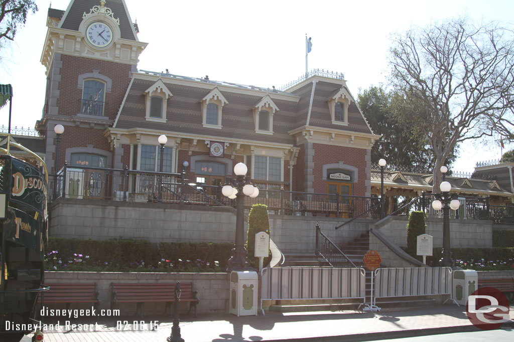 The Disneyland Railroad is still closed.