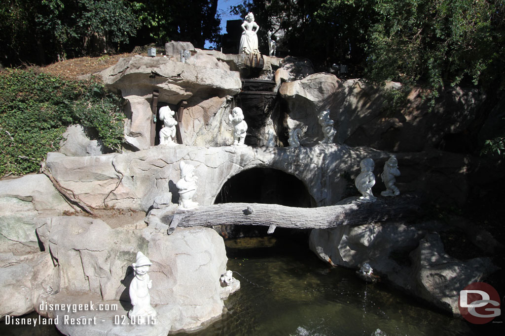 The walkway on the East side, by the grotto, has reopened.  