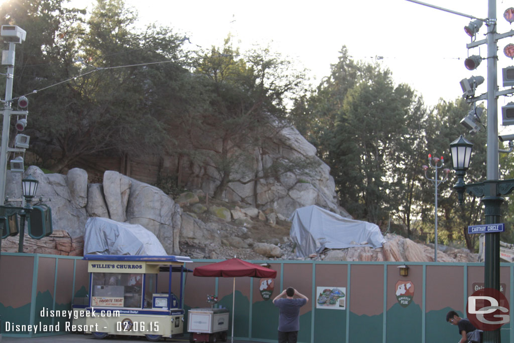 Next stop DCA.  Not a lot of visible progress on the entrance to Condor Flats/Grizzly Airfield.