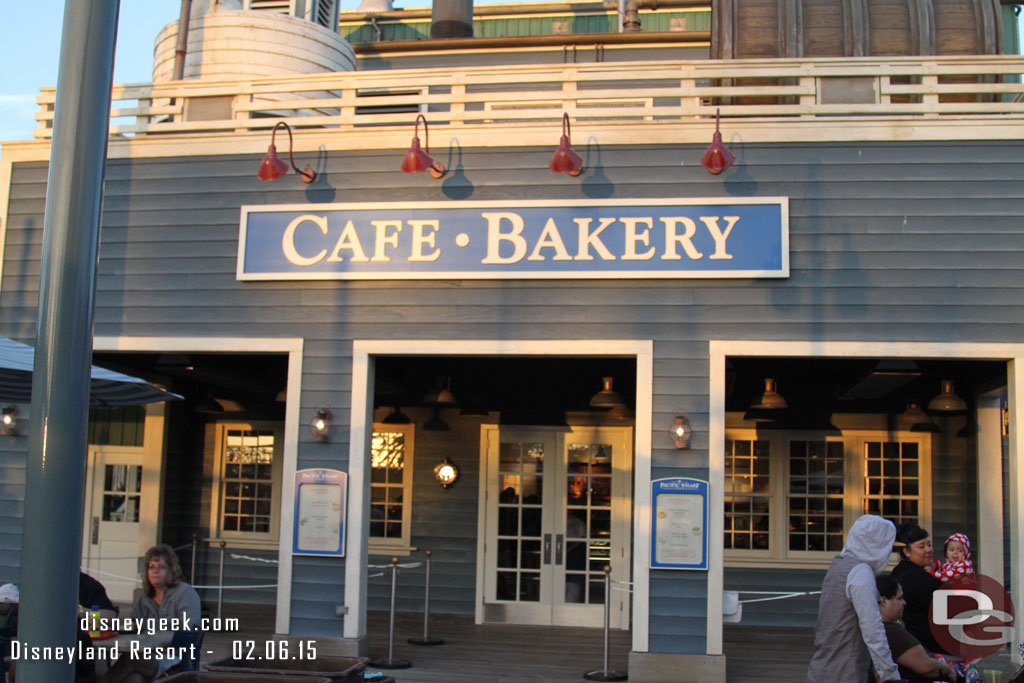 The new entrance to the Bakery.