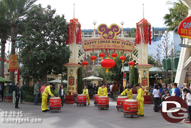 Preparing for the Mulan Processional