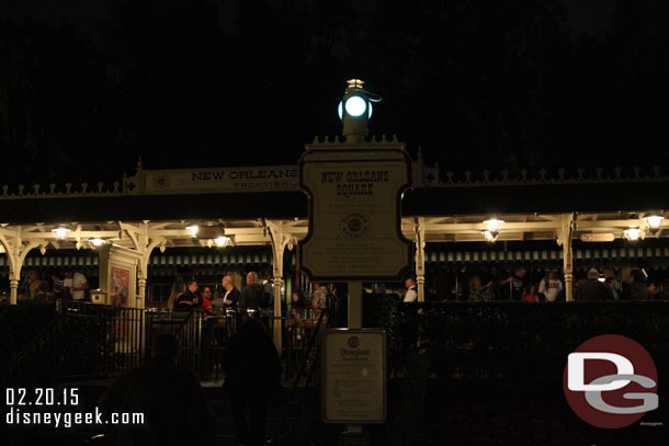 The Disneyland Railroad has returned to service.