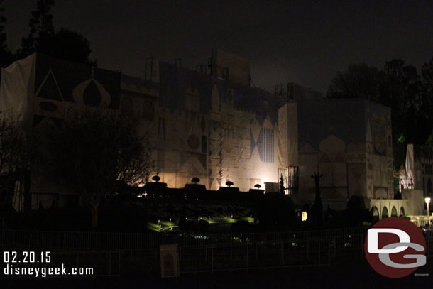 Small World looked very dark again.  There was no wait to ride.  