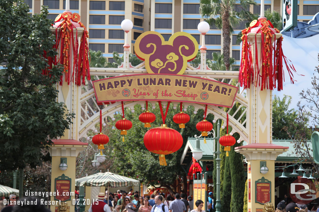 The Lunar New Year is being celebrated out in Paradise Garden this weekend.