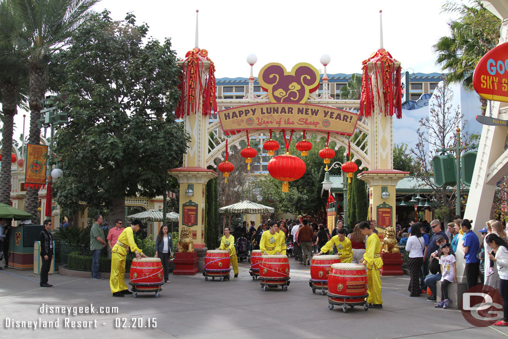 Preparing for the Mulan Processional