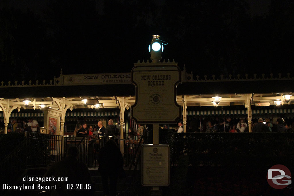 The Disneyland Railroad has returned to service.