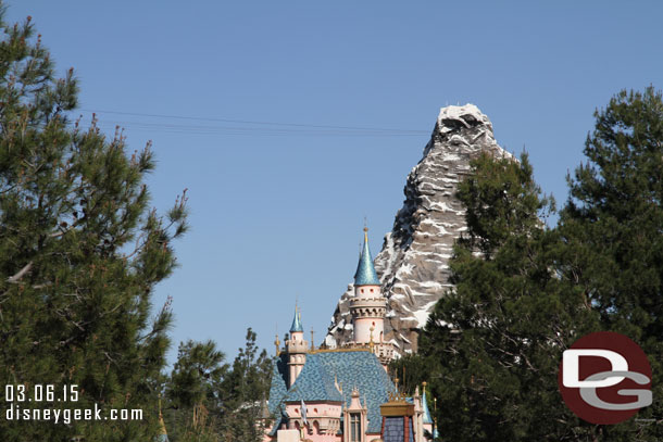 The Matterhorn and Sleeping Beauty Castle