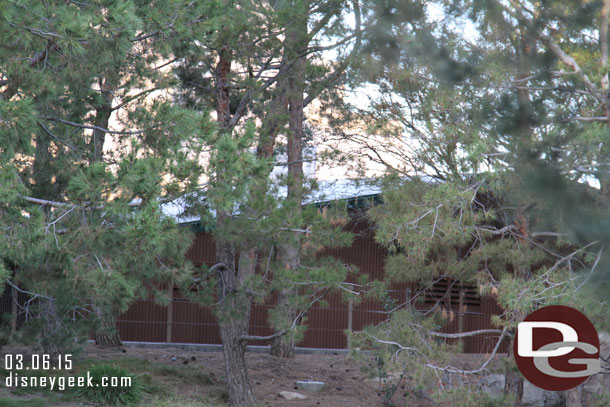 The restroom building in Condor Flats is now brown.