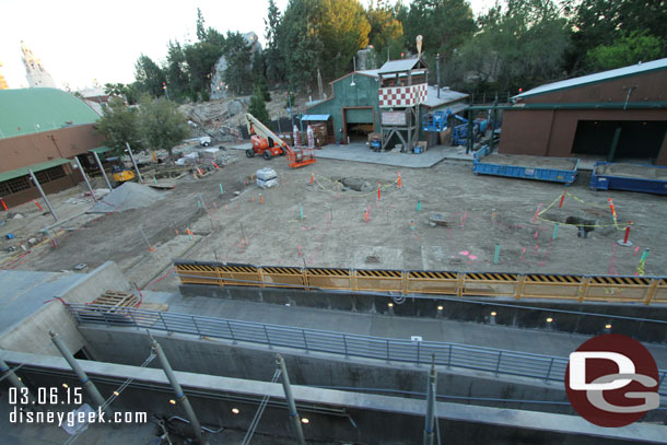 More concrete has been removed.  So all that is left is some right up next to the buildings.  All the rest is being replaced.