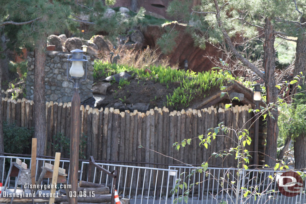 A new wood fence has been installed along the Briar Patch.