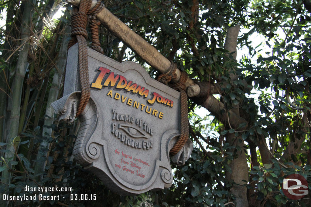 Indiana Jones Adventure turned 20 this past week.