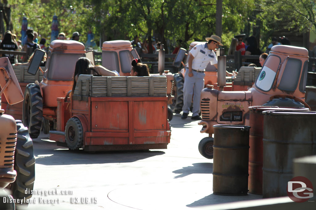 Both sides of the Junkyard Jamboree were open today.