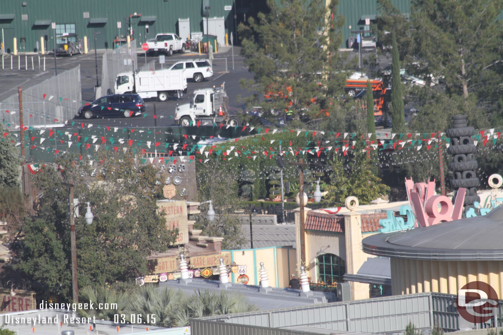 From this poor angle looks like nothing has been done to the Flying Tires area.