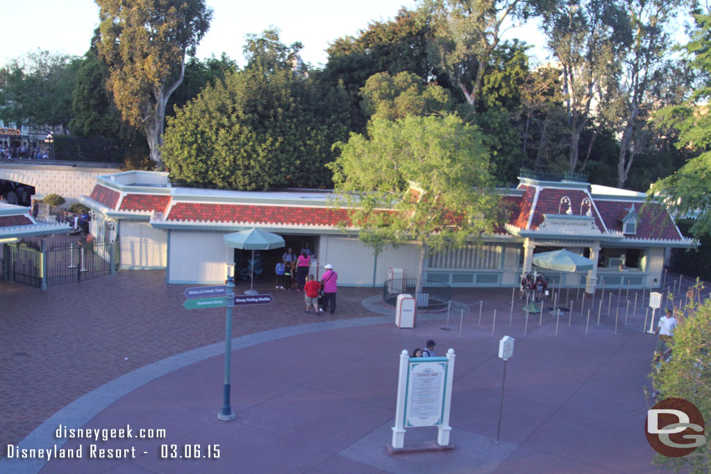 I saw a Monorail pull into the Downtown Disney station so I hopped onboard.  I forgot to mention / take a picture last trip but the refurbishment work on the kennel/rental area is complete.