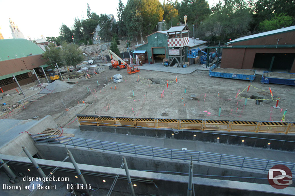 More concrete has been removed.  So all that is left is some right up next to the buildings.  All the rest is being replaced.