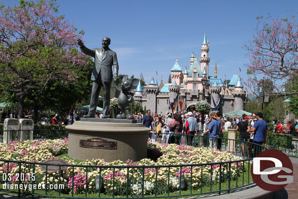 Passing by the Partners statue