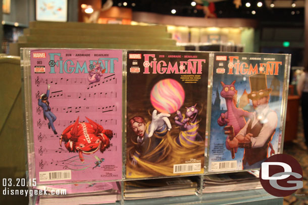 Figment comic books in Off the Page