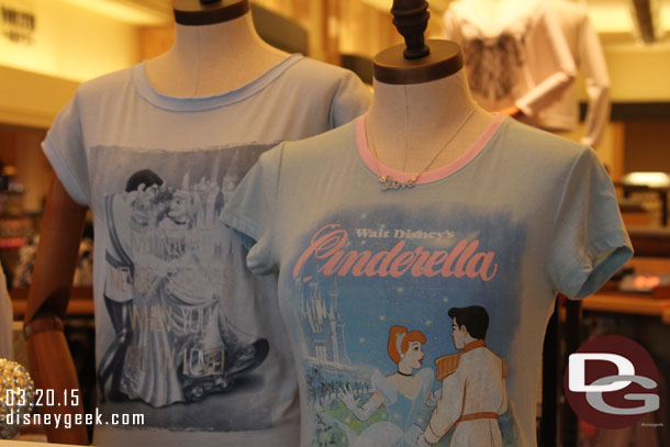 Most of the merchandise is for the classic/animated film.