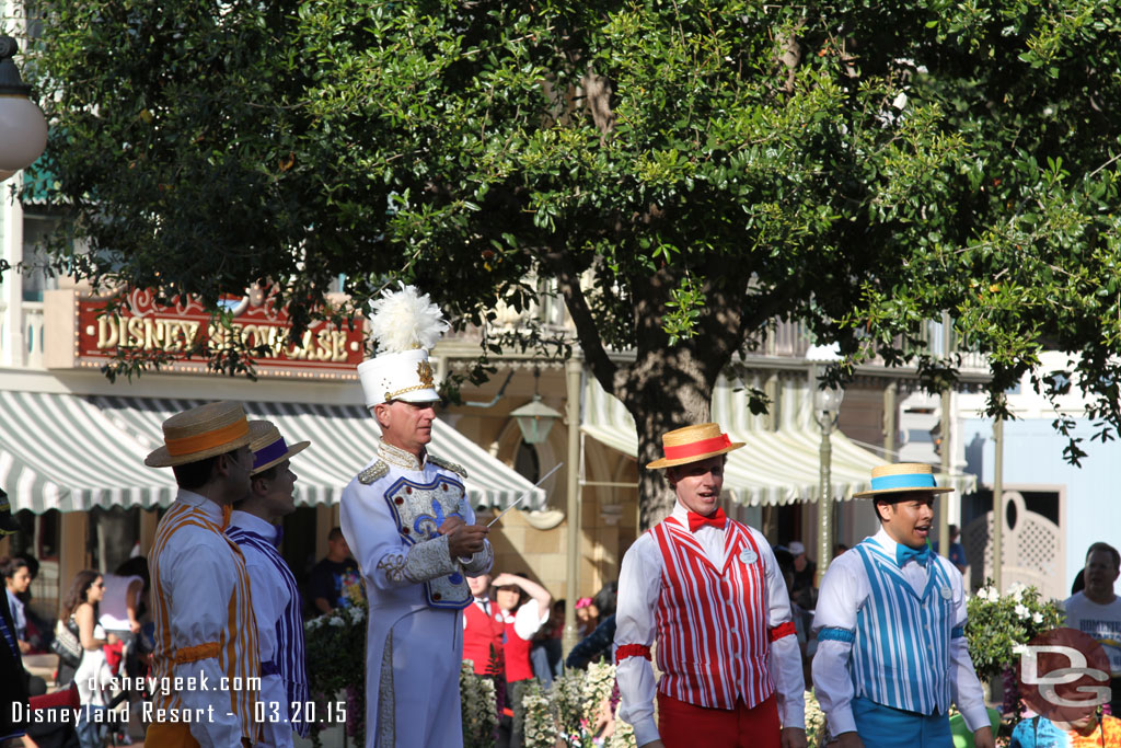 The Dapper Dans of Disneyland at the ceremony