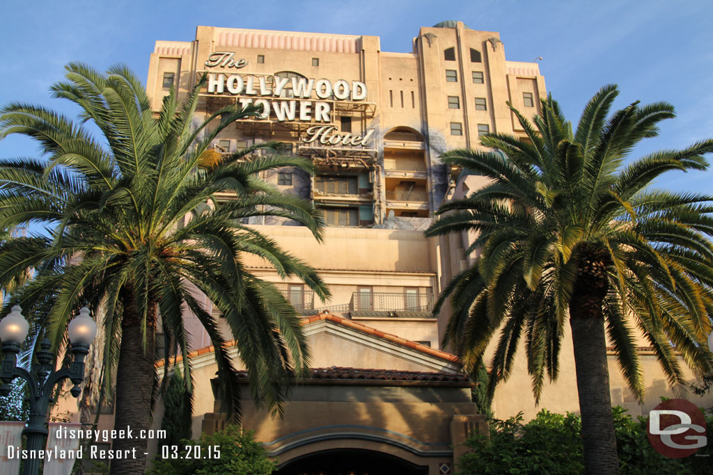 The Tower of Terror was down when  I passed by.  Cast Members were saying they were unsure if it would reopen tonight and best bet would be to try tomorrow.