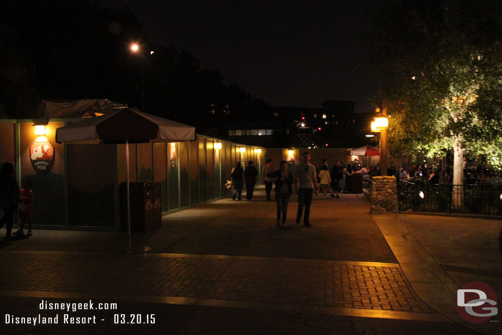 Made an after dark pass through the Grizzly Peak Airfield area.