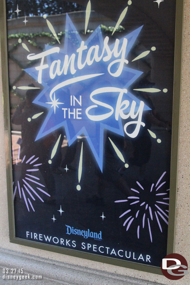 Finally a Fantasy in the Sky poster to replace the Magical one.  (I say finally because the show has been running since early January).