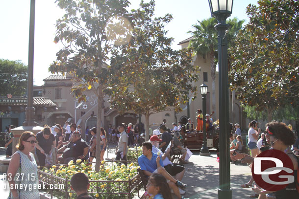 5 & Dime circling Buena Vista Street