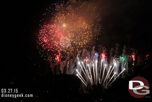 Closed out my evening with Fantasy in the Sky from Main Street.