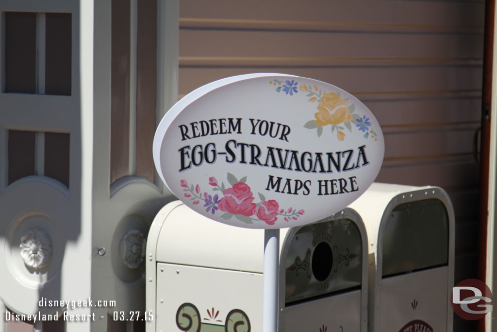 The annual egg-stravaganza kicked off today at both parks (plus Epcot in WDW).  