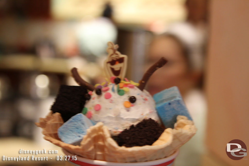 A look at a model sundae