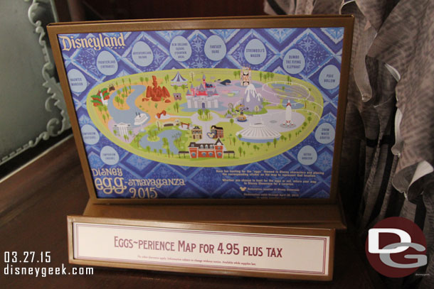 Here is the Disneyland Map