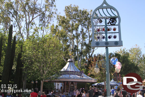 The White Rabbit is above the Fantasy Faire Gifts by Small World